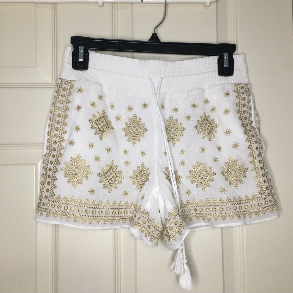 J.Crew Women’s Embroidered Mosaic Pull Up On Short